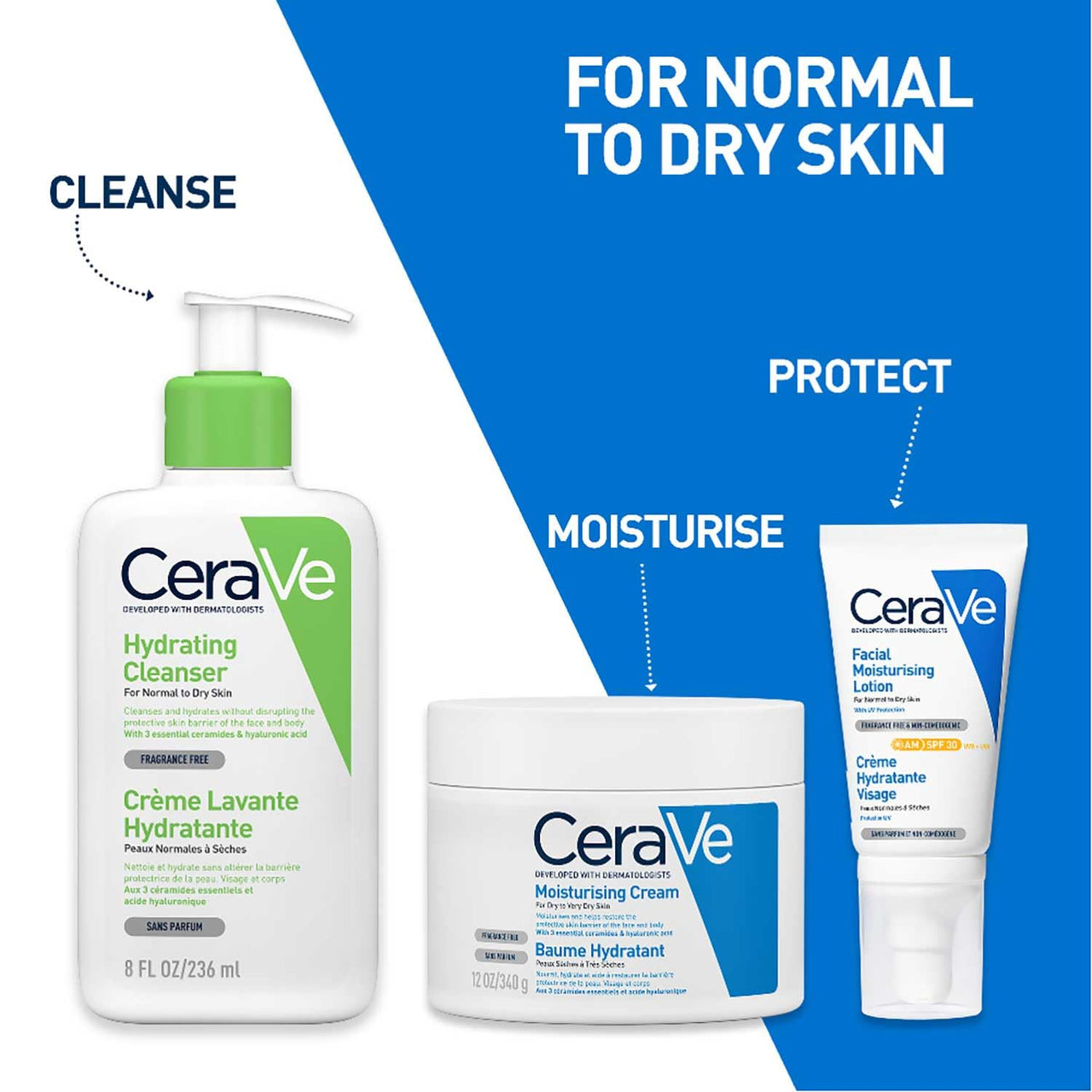 CeraVe AM Facial Moisturizing Lotion For Normal to Dry Skin (52ml) - Broad Spectrum SPF 30 Sunscreen | Non-Comedogenic, Paraben-Free And Fragrance-Free Lotion