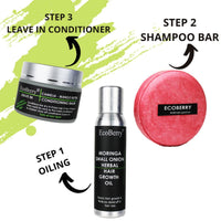 EcoBerry Moringa Small Onion Herbal Hair Growth Oil For Hair Growth, Strengthens Hair Follicles, Reduces Hair Breakage & Dandruff & Dry Scalp