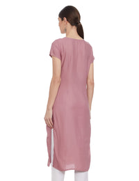 W for Woman Women's  Viscose Regular Kurta