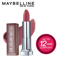 Maybelline New York Color Sensational Creamy Matte, Rich Ruby, Divine Wine and Touch of Spice Lipstick