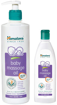 Himalaya Baby Massage Oil (500ml) & Himalaya Baby Massage Oil (200ml)