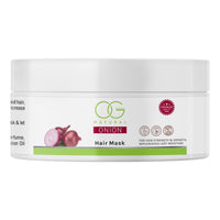OG BEAUTY Natural Onion Hair Mask | For Strong and Healthy Hair | Prevents Damaged Hair & Controls Hair Fall | Paraben and Sulphate free | 100% Vegan | 200 gm