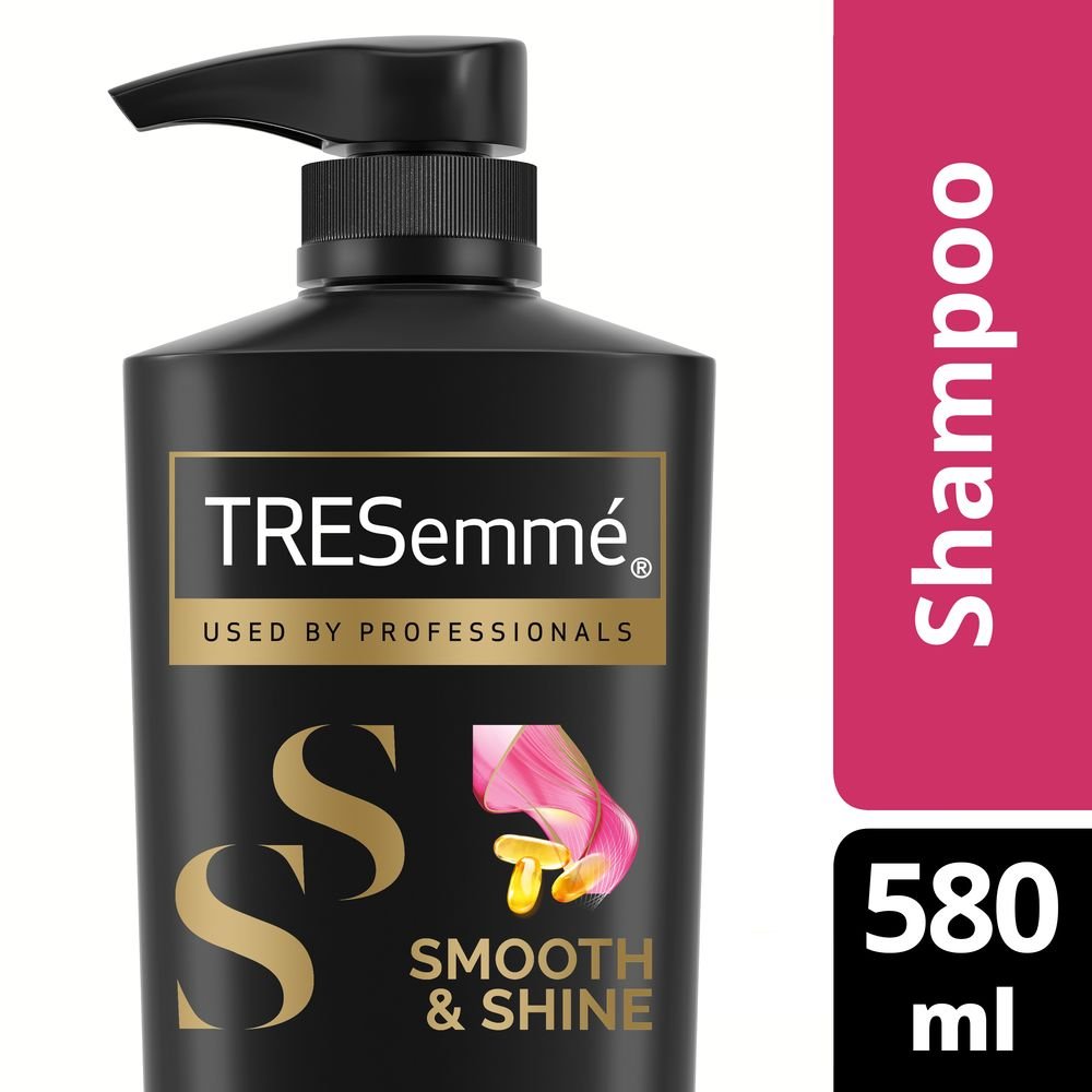 TRESemme Smooth and Shine Shampoo, 580ml & TRESemme Smooth & Shine Conditioner, 340 ml