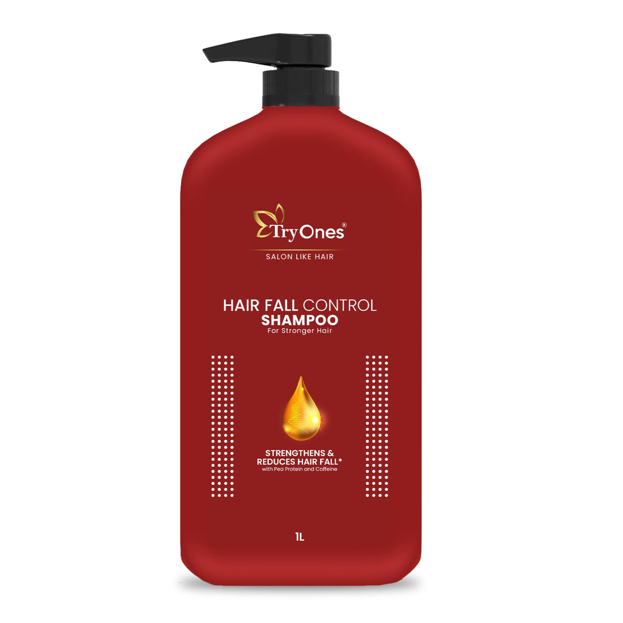 Tryones Anti Hair Fall & Anti Dandruff Shampoo Control Hair Fall || Promotes Hair Growth || Dandruff Control || Soft and Shiny Hair 1000 ml