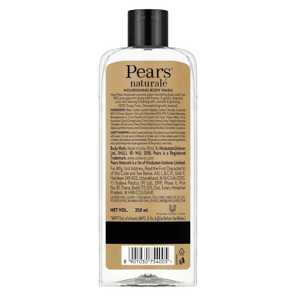 Dove Deeply Nourishing Body Wash, 800 ml & Pears Naturale Nourishing Coconut Water Bodywash, 250 ml