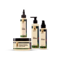 Pilgrim Amazonian Patuá Hair Spa Ritual Premium with FREE JUTE BAG|Patuá & Keratin Shampoo (200 ml) + Patuá & AHA BHA Scalp Scrub (100 ml) + Patuá Hair Mask (200 gm) + Patuá Hair Serum (100 ml).