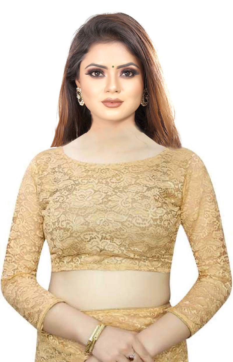 Avantika Fashion Women's  Jacquard Russell Net Saree With blouse piece