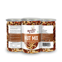 Berries And Nuts Magic Nuts Mix | Pecan, Brazil, Hazel, Macadamia, Almonds, Pista, Walnuts | 200 Grams