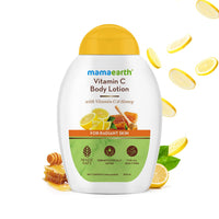 Mamaearth Vitamin C Body Lotion For Women And Men | Deep Hydration | For Radiant Skin | Non-Greasy | Makes Skin Glow - 200ml