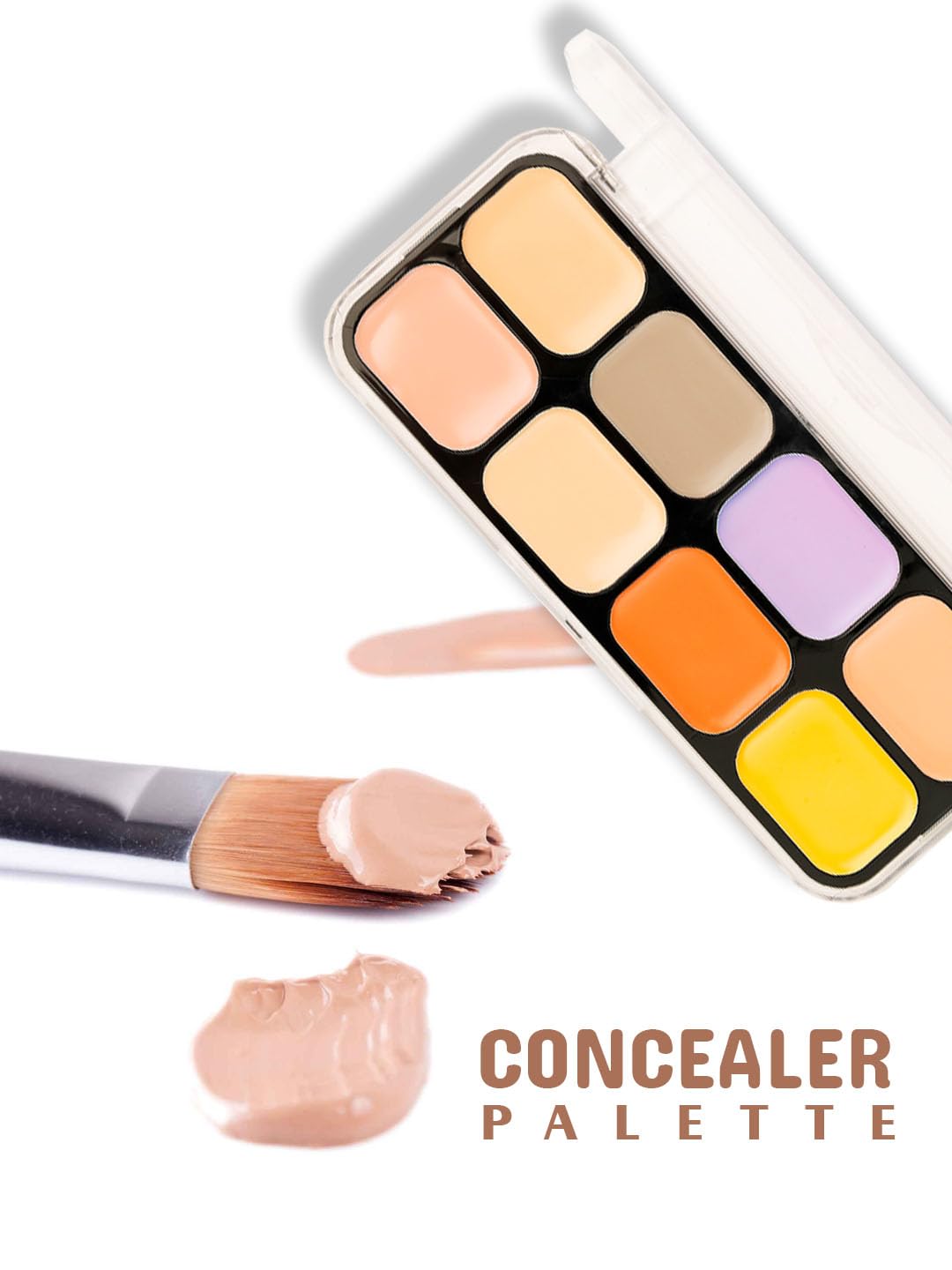 Shryoan Eyeshadow Blusher With Concealer Palette & Long Lasting Lipstick For Women