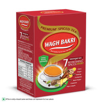 Wagh Bakri Premium Spiced Tea | With 7 Refreshing Spices |250 Gram, Black Tea