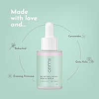 Orimii Retinol-Free Youth Restore Regime with Anti-Ageing Serum & Eye Cream | With 1% Bakuchiol (Natural Alternative to Retinol) & Vitamin C Powered Combo | Safe For Pregnant & Breastfeeding Women