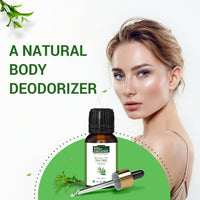 Indus Valley 100% Pure Natural & Organic, Undiluted Tea Tree Essential Oil with Therapeutic Grade & Glass Dropper for Skin, Hair Care -15ml