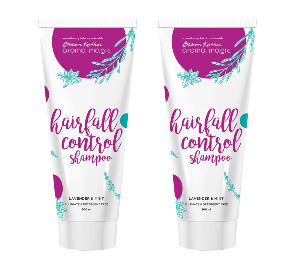 Aroma Magic Hairfall Control Shampoo Lavender & Mint (200 ml) Pack of 2