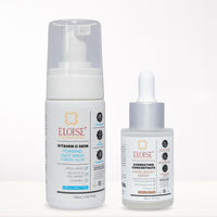 Eloise Face wash & Hydraboost serum Combo |Vitamin C, Blemish Control Face wash | Hyaluronic Acid Serum | Skin Care Gift set | Premium Gift for Men & Women | All Face Type