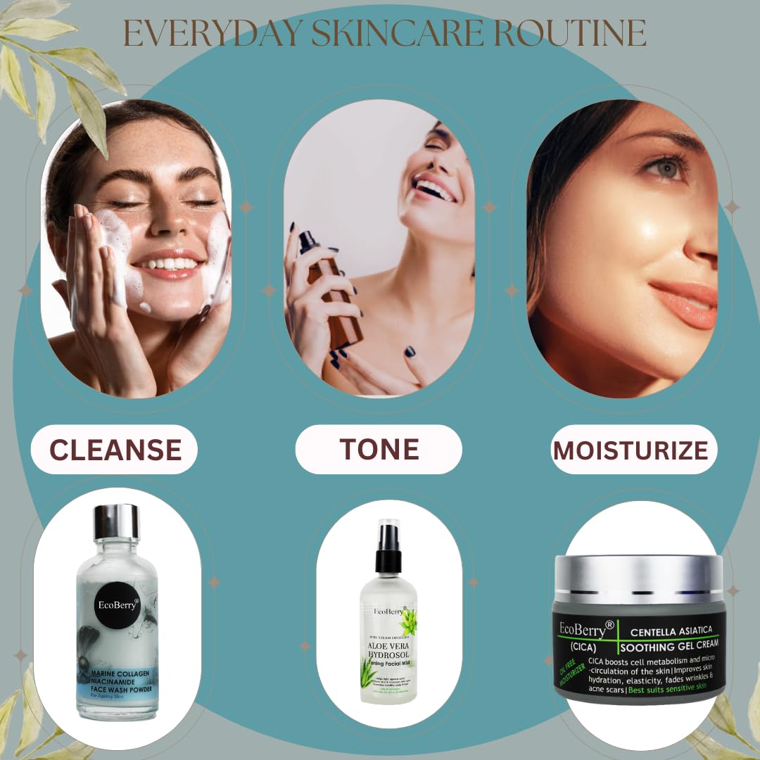 EcoBerry MARINE COLLAGEN FACE WASH POWDER