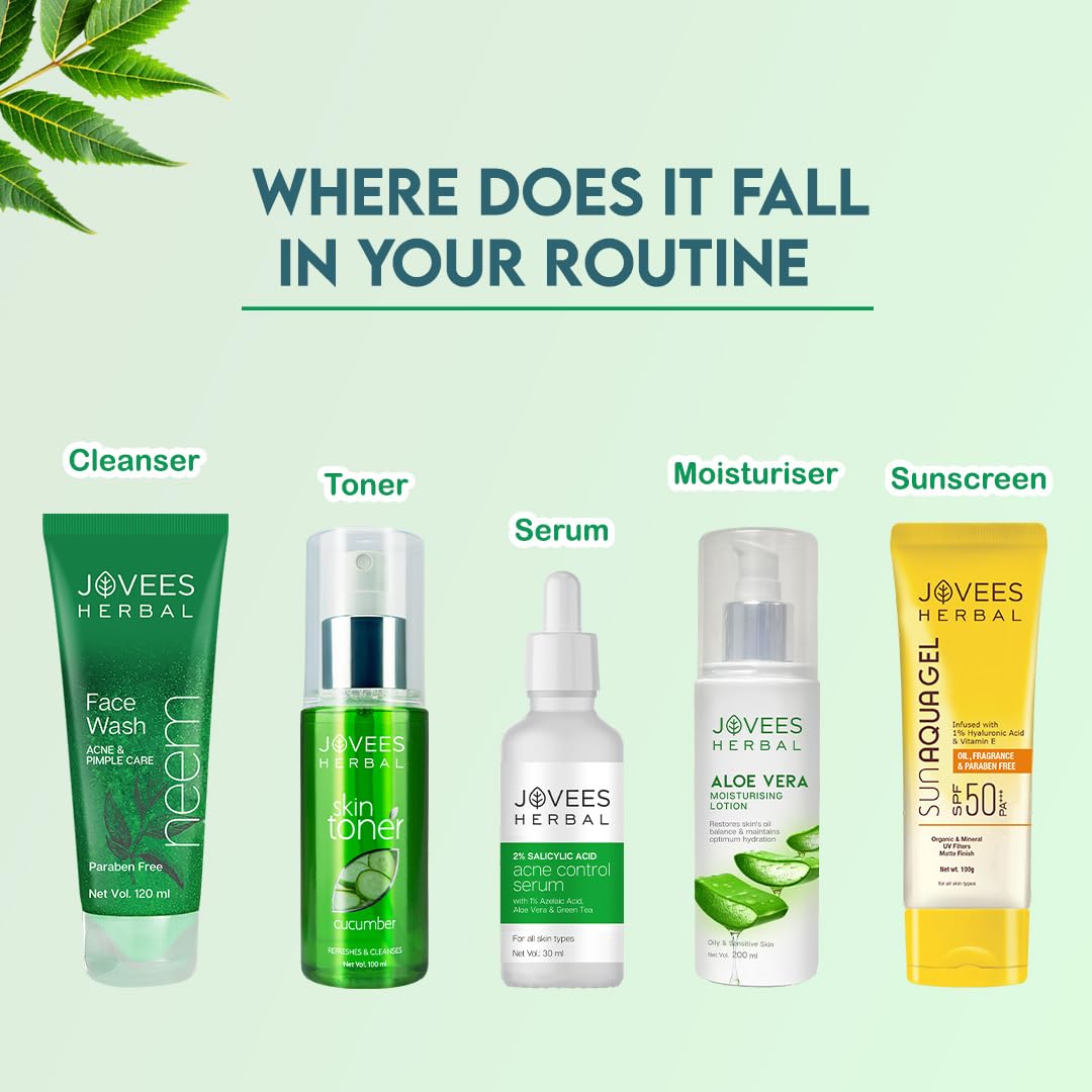 Jovees Neem Face wash 120 ml (pack of 3)