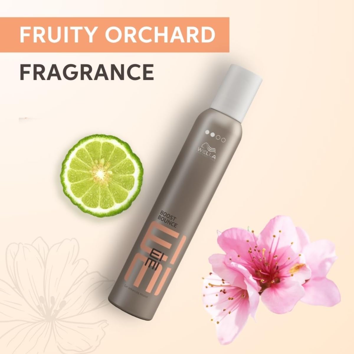 Wella Professionals EIMI Boost Bounce Curl Enhancing Mousse | Anti-Frizz, Volume, Define & Bouncy Curls | 300 ml