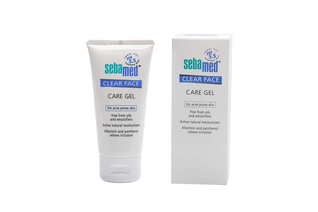 Sebamed Clear Face Care Gel, 50ml & SebaMed SPF 30 Lip Defense Stick, 4.8g