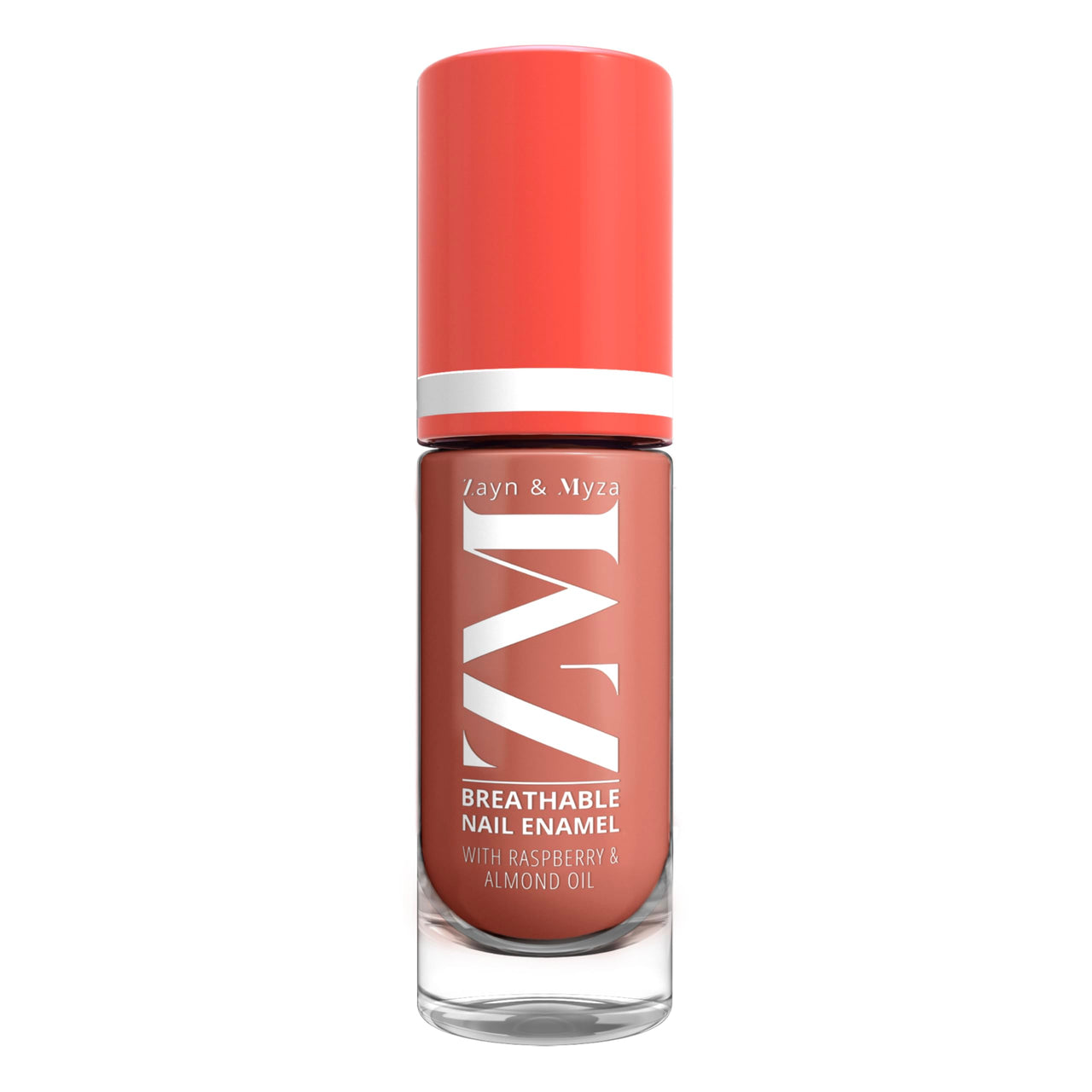 ZM Zayn & Myza Breathable Nail Enamel - Heart Cookie | Smooth Application | Quick-Drying I Longlasting I Chip-Defiant I Water Permeable | Glossy Finish | 100% Vegan, 6 ml