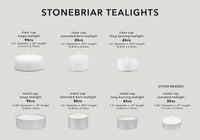 Stonebriar Bulk 96 Unscented Smokeless Long Burning Clear Cup Tea Light Candles with 8 Hour Extended Burn Time (Pack of 6, 576 Count Total) 6 packs of 96, 576 Total