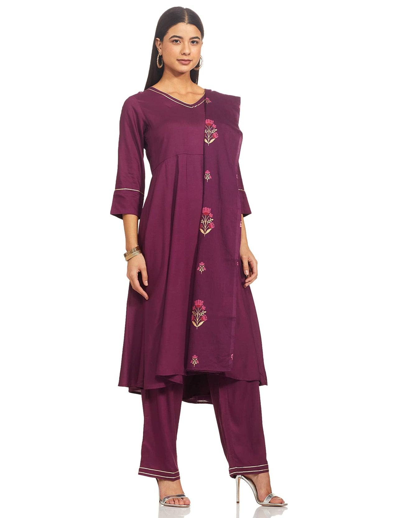 Amazon Brand - Myx Women's  Rayon Salwar Suit