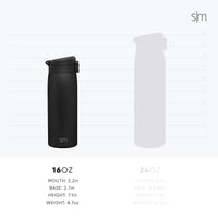 Simple Modern Insulated Thermos Travel Coffee Mug with Snap Flip Lid | Leakproof Reusable Stainless Steel Tumbler Cup | Gifts for Women Men Him Her | Kona Collection | 16oz | Cream Leopard -Pattern: Cream Leopard