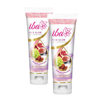 Iba Halal Care All Day Kohl Kajal, Jet Black, 0.35g and Iba Halal Care Face Glow Exfoliating Wash, 100ml (Pack of 2)