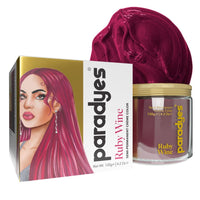 Paradyes Top-up Semi-permanent Ruby Wine DIY Conditioner Based Hair Colour, 120 gm