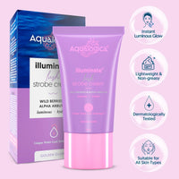 Aqualogica Illuminate+ Lush Strobe Cream with Wild Berries and Alpha Arbutin - 30g
