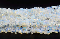 Natural Chip Stone Beads Opalite 5-8mm About 400 Pieces Irregular Gemstones Healing Crystal Loose Rocks Bead Hole Drilled DIY for Bracelet Jewelry Making Crafting (5-8mm, Opalite)