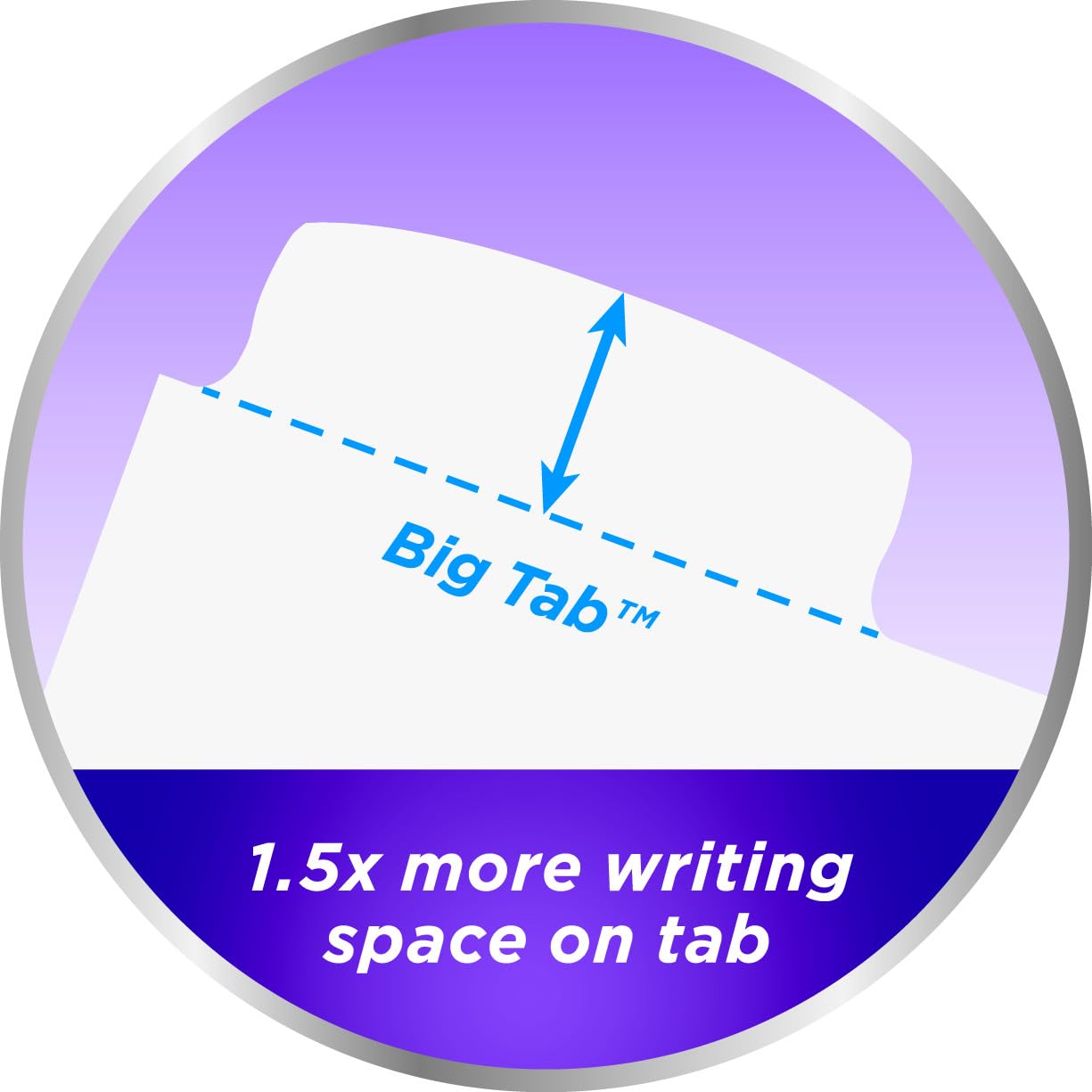 Avery Big Tab Write & Erase Durable Plastic Dividers for 3 Ring Binders, 8-Tab Set, Bright Multicolor, 1 Set (16130)