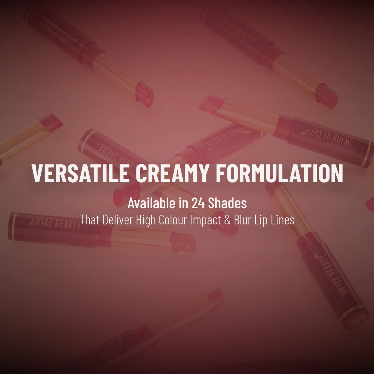 Swiss Beauty Non-Tranfer Matte Lipstick, Smooth & Waterproof, Naked, 2g