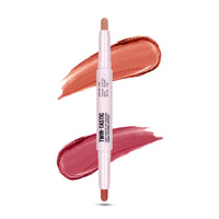 Shryoan 2-in-1 Twin-Tastic Lipstick | Soft Lip| Matte| Crayon | Long Lasting, Waterproof |Highly Pigmented Lipstick | Pack of 1 (Nude)