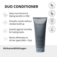 Enagen Bio Premium Hair Care Duo Conditioner: Rinse off & Leave In Conditioner - Multipurpose Hair Savior Nourish, Style, and Transform Your Tresses with Hyaluronic Acid, Quinoa & Argan