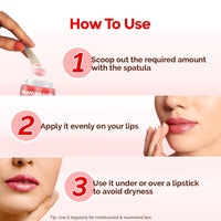 Mamaearth Cherry Moisture Therapy Lip Balm for Dry & Chapped Lips- 15 g | Heals, Brightens|Sheer Red Tint| Coconut Oil, Shea Butter, Cherry, Vitamin E, Ceramides, Kojic Acid | 100% Free of Petroleum Jelly