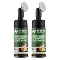 AV Herbal International Apple-Cider Foaming Face Wash with Brush | 150ml | Deep Cleansing and Gentle Exfoliation | Brightens Skin Tone (2)