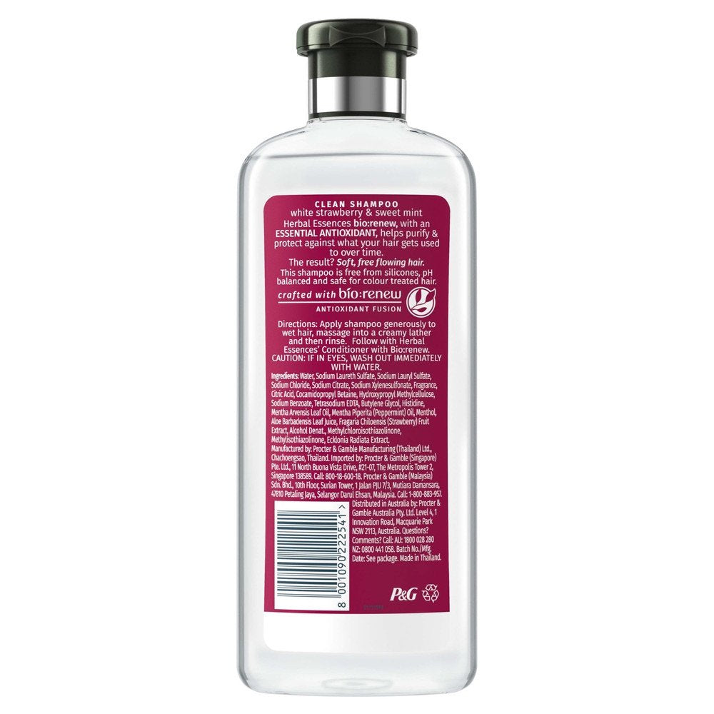 Herbal Essences bio:renew White Strawberry & Sweet Mint Shampoo, 400ml & Herbal Essences bio:renew Coconut Milk Shampoo, 400ml Combo