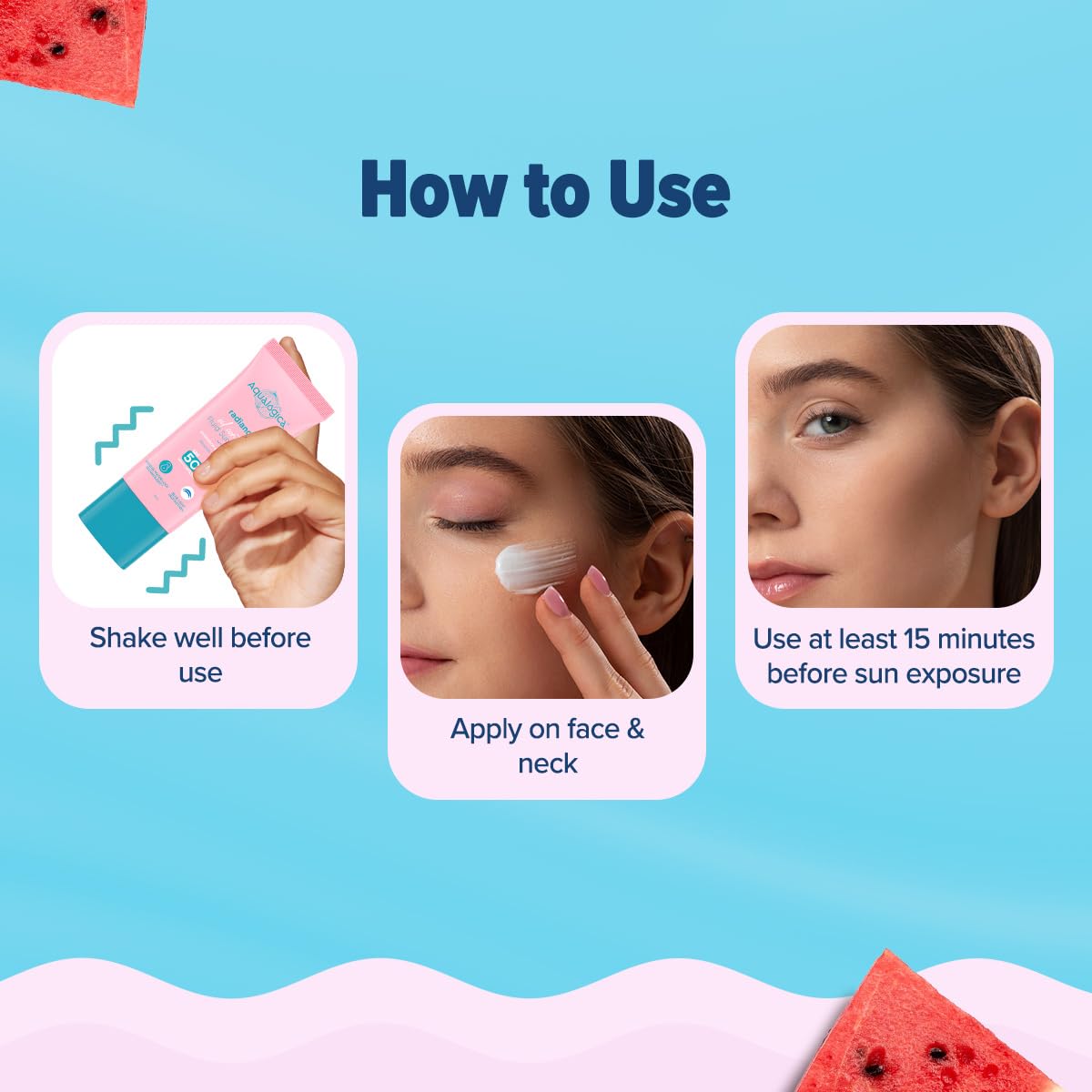 Aqualogica Radiance+ Oil Control Fluid Sunscreen for Oily Skin - 50 g | Ultra-Light Fluid Texture | SPF 50+ PA++++ UVA & UVB Protection | Oil Free | Controls Excess Oil | Non Greasy | No White Cast | For Men & Women