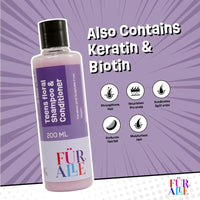 FurAlle Teens Floral Shampoo & Conditioner For Kids | Infused with Jasmine Flower, Onion Extract, Lotus Water & Lavender Oil | Gentle, Nourishing Hair Care for Boys & Girls | 2-in-1 Hair Care | 200ml