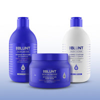 BBlunt Intense Moisture Shampoo 300ml + Intense Moisture Hair Mask 250g + Intense Moisture Conditioner 250g