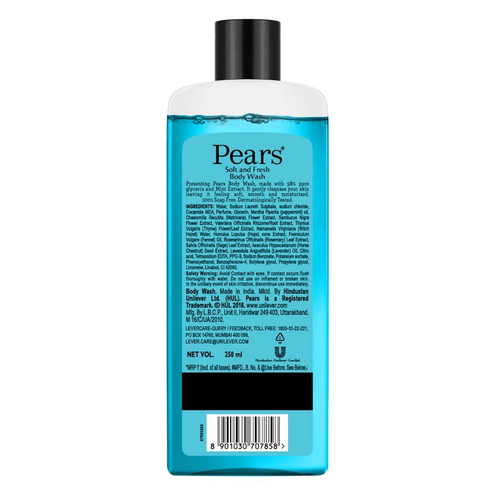 Pears Soft and Fresh Shower Gel, 250ml & Pond's Triple Vitamin Moisturising Body Lotion, 300ml