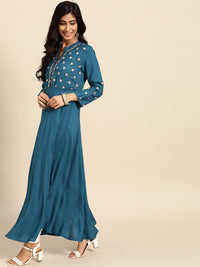 Rapsodia Women's  Rayon Anarkali Kurta