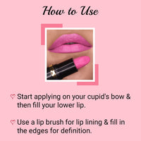 Iba Pure Lips Moisture Rich Lipstick for Women- A70 Royal Pink, 4g | High Glossy, Creamy Finish & Smooth Texture| Hydrated Lips | Enriched with Vitamin E, Coconut Oil & Shea Butter | Intense Colour & Highly Pigmented | Lip Makeup