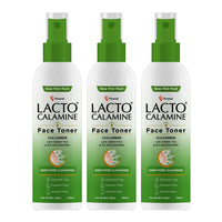 Lacto Calamine Face Toner With Cucumber | 120ml Each-pack of 3 | Deep Pore Cleansing | Open Pores Tightening with Green Tea & 2% Niacinamide For Cool & Hydrated Skin | No Sulphate, Alcohol & Parabens