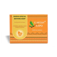 Earthy Sapo Handmade Papaya Special Bathing Soap, 100g