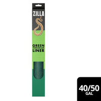Zilla Reptile Terrarium Floor Liners Green 30BR/40BR/50/65 Gallon, 17.25