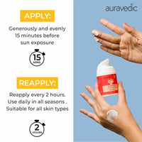 Auravedic Kumkumadi serum Sunscreen SPF 50 for oily skin,dry and combination skin Kumkumadi tailam face serum for glowing skin Brightening Serum for pigmentation and dark spot with kumkumadi oil