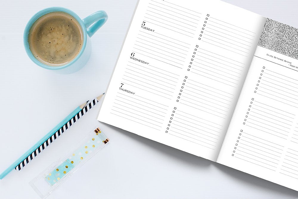 Busy AF: 2018-2019 Academic Planner: August 1, 2018 to July 31, 2019: Weekly & Monthly Planner: Student & Teacher Edition: Gold Pink & Blue Modern Florals