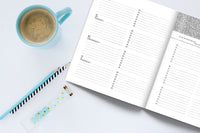 Busy AF: 2018-2019 Academic Planner: August 1, 2018 to July 31, 2019: Weekly & Monthly Planner: Student & Teacher Edition: Gold Pink & Blue Modern Florals